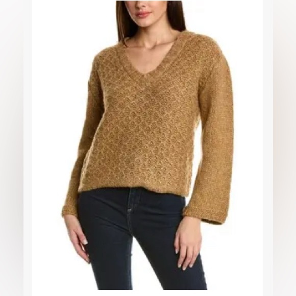 Ramy Brook Navare V-Neck Sweater NWT - Picture 1 of 3